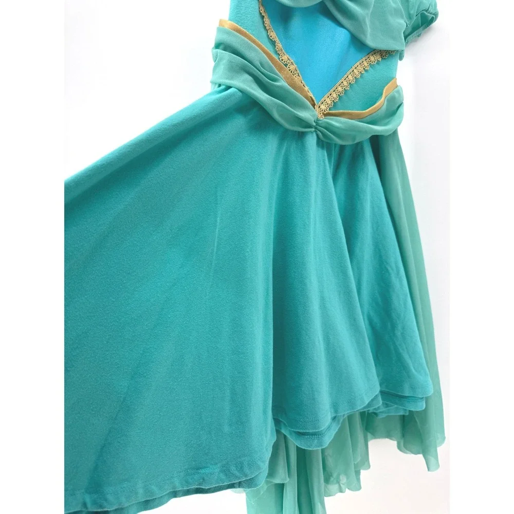 Pleiades Jasmine Costume Dress Kids 7 8 Teal Princess Play Dress Up